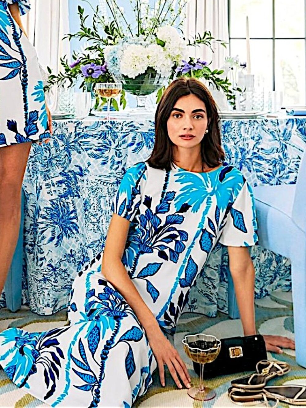 Lilly Pulitzer Charlee Maxi Dress in Coconut/Swayin in the Breeze NWT - Size 8